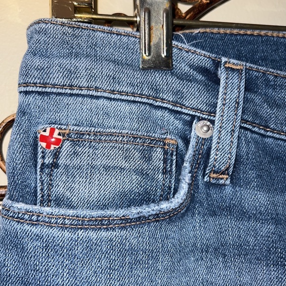 HUDSON BLAIR HIGH RISE STRAIGHT CROP in DANIELLA - Picture 5 of 10